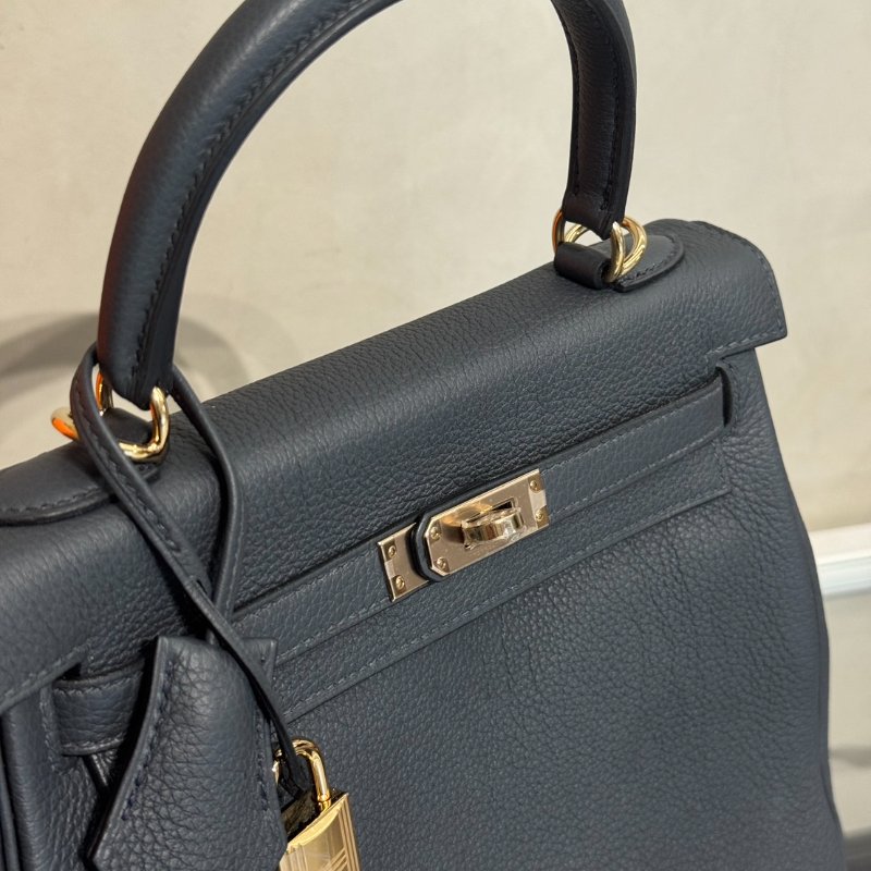 HERMES Kelly 25 - Gris Misty H0 霧霾灰香檳金 W-5