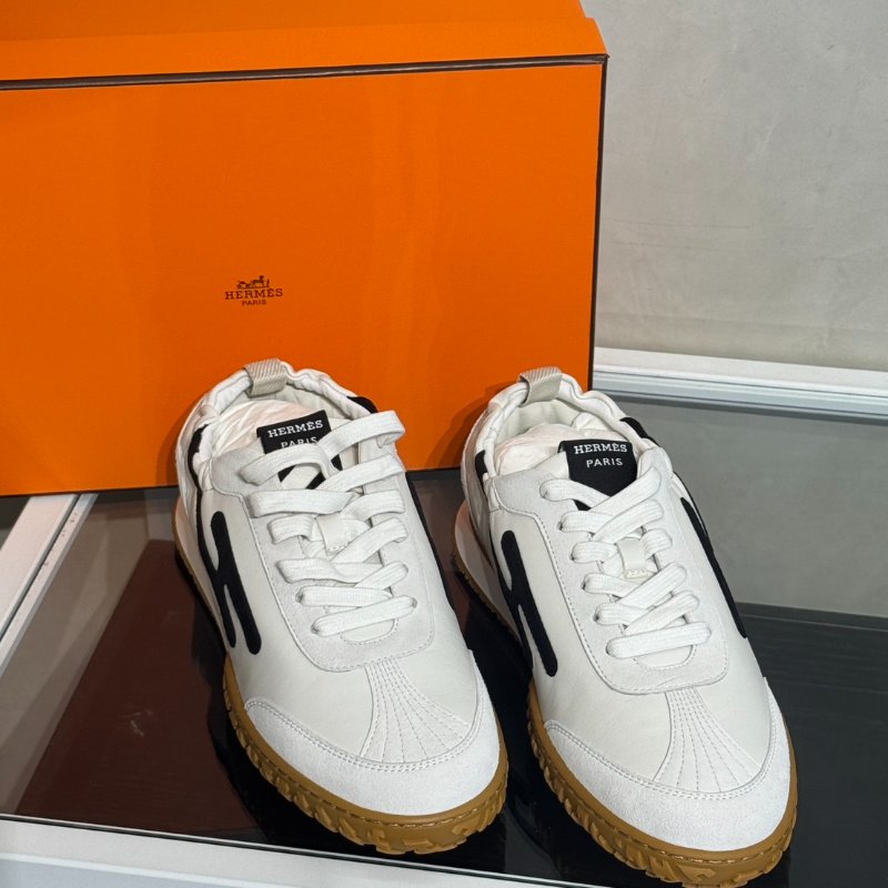 HERMES Jet休閒鞋 - 黑白 39-2