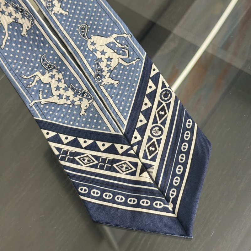 HERMES Cheval de Coeur Bandana愛心駿馬Twilly - 藍-5