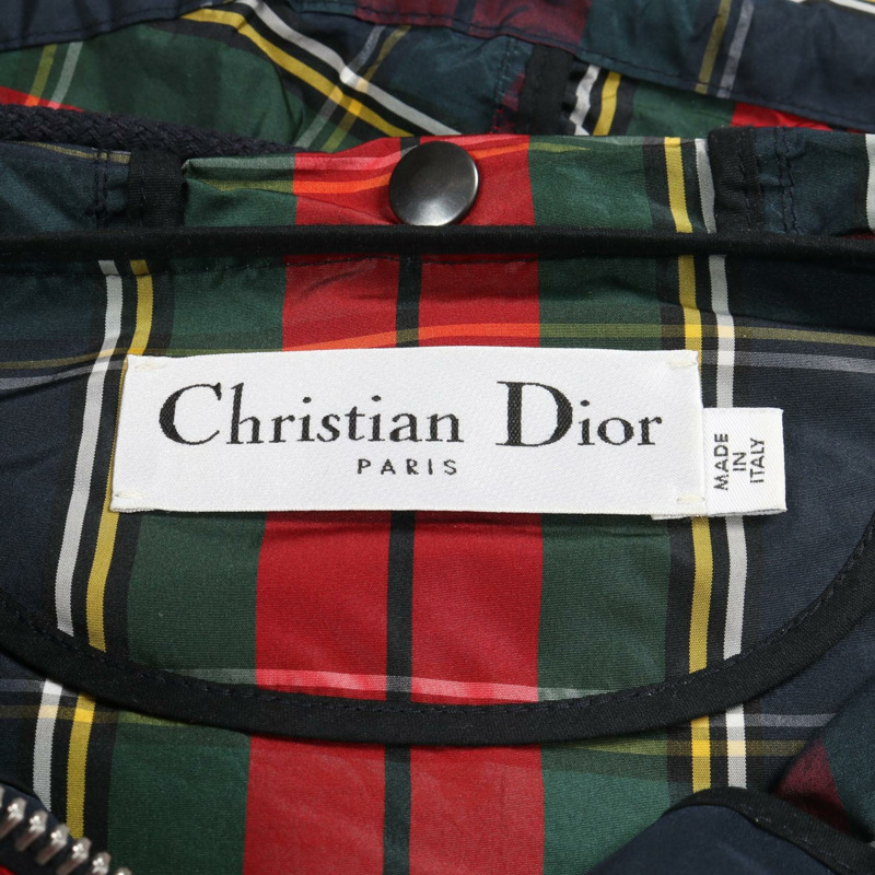 Christian Dior 伊勢丹格紋20週年紀念款連帽外套(紅色)-2