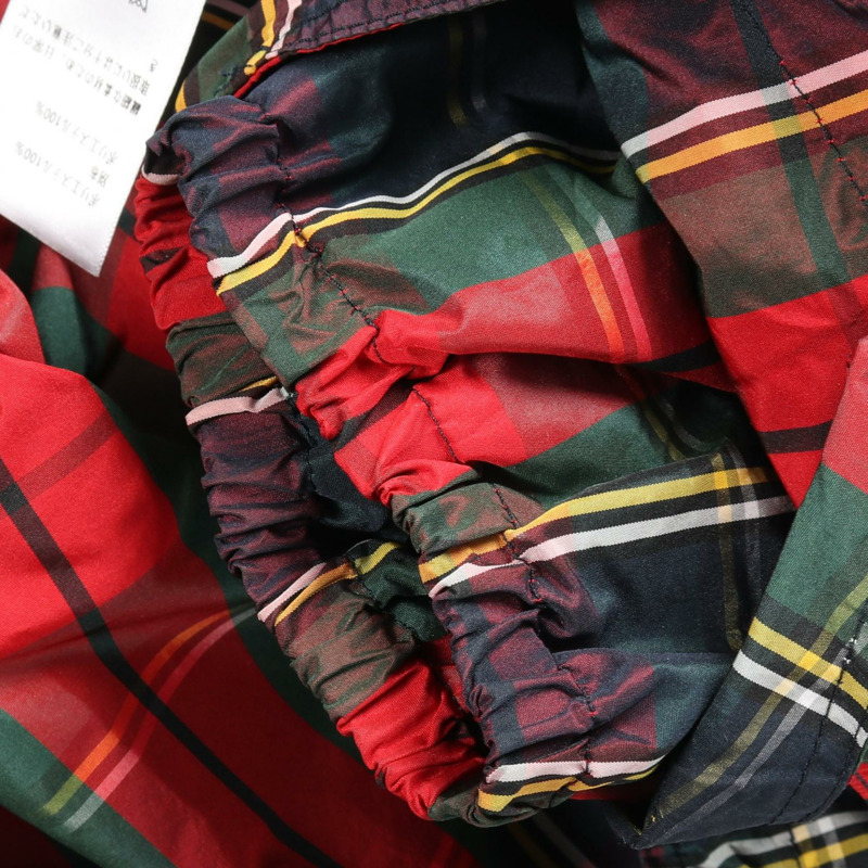 Christian Dior 伊勢丹格紋20週年紀念款連帽外套(紅色)-5