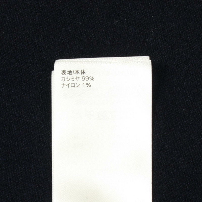 路易威登 (LOUIS VUITTON) 女士針織洋裝 #XS 羊絨海軍藍二手女裝-3