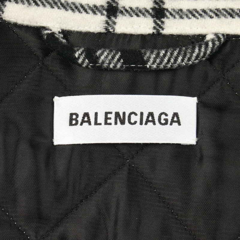 BALENCIAGA 其他羊毛夾克 白色 黑色 二手 男士-2
