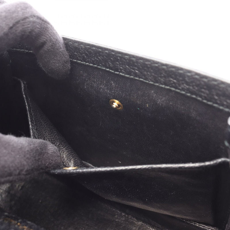 GUCCI 竹節單肩斜背包 000460188 黑色皮革 二手 女士-6