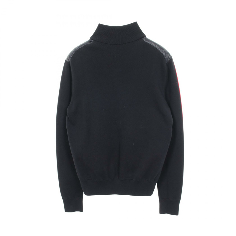 MONCLER 羽絨外套 Blouson 9B50000 尼龍棉混紡 海軍藍 紅色 二手 男款 #S-1
