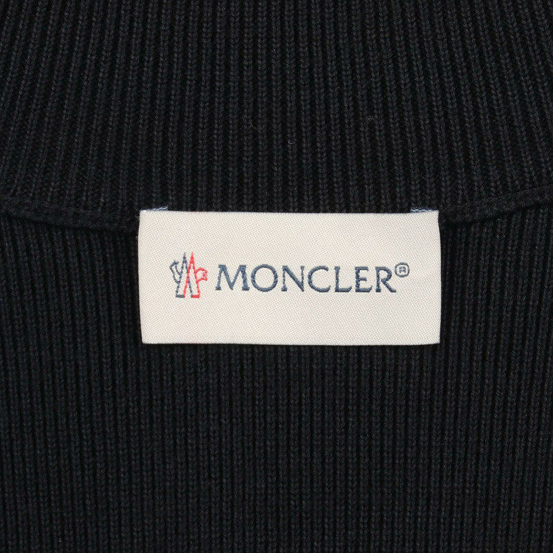 MONCLER 羽絨外套 Blouson 9B50000 尼龍棉混紡 海軍藍 紅色 二手 男款 #S-2