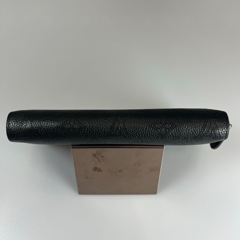 LV M61867/晶片款 黑Mahinaㄇ拉長夾-5