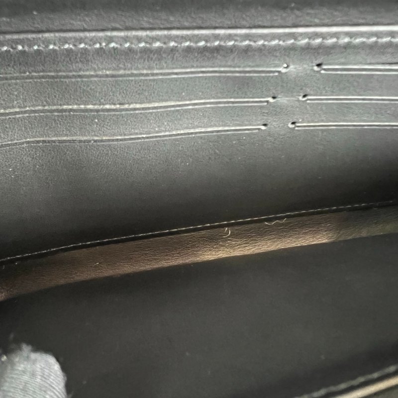 LV M61867/晶片款 黑Mahinaㄇ拉長夾-11