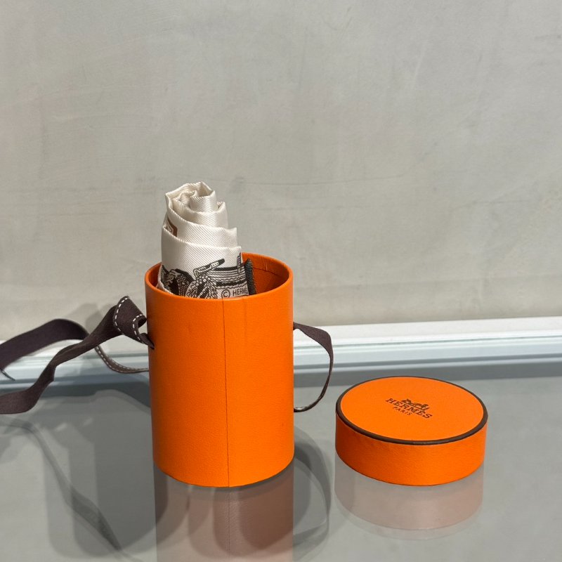HERMES Merveilleuses Lanternes絕妙燈飾Twilly - 焦糖/卡其-8