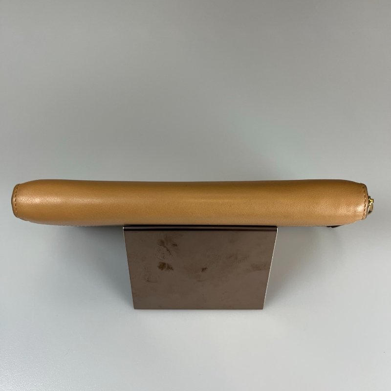 LOEWE 棕拚色puzzle長夾-5