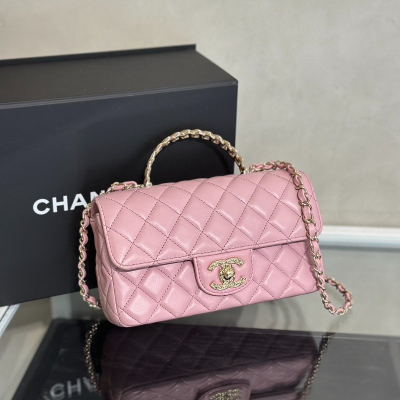 CHANEL 24A Handle Mini CF20 - 粉金-2