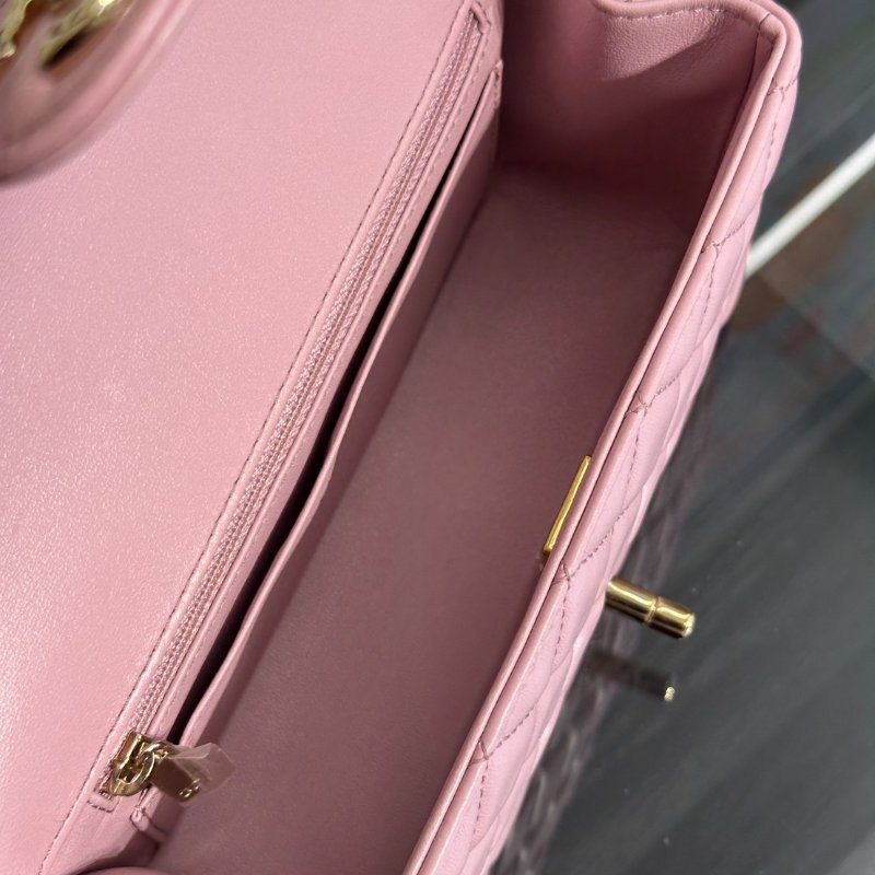 CHANEL 24A Handle Mini CF20 - 粉金-5