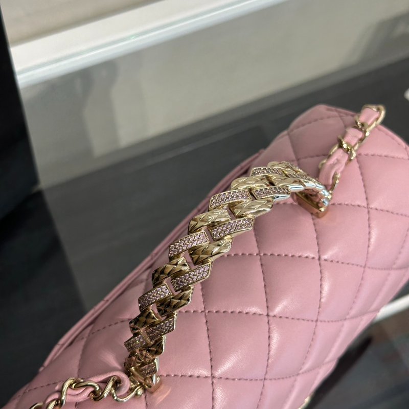CHANEL 24A Handle Mini CF20 - 粉金-8