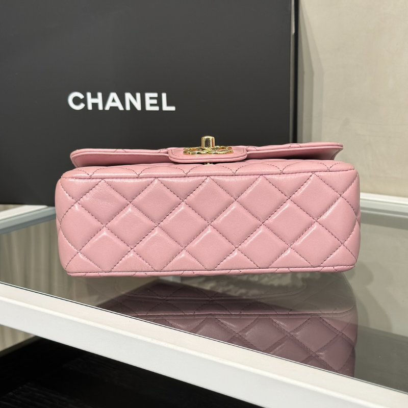 CHANEL 24A Handle Mini CF20 - 粉金-11