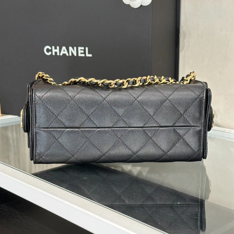 CHANEL 25 Mini Hobo Bag - 黑金-5