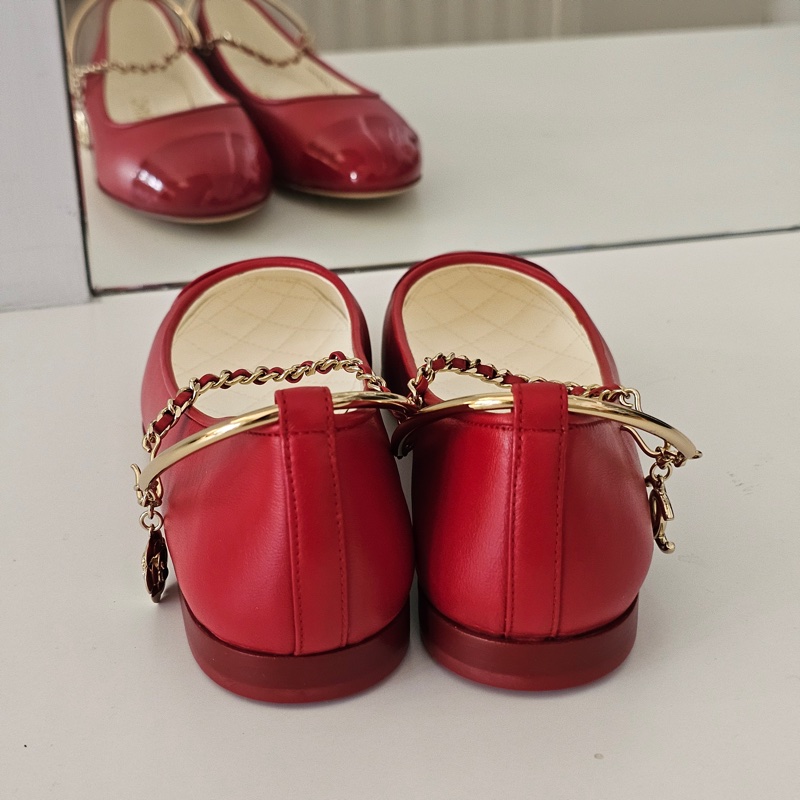 Chanel 瑪莉珍平底鞋 36碼-5