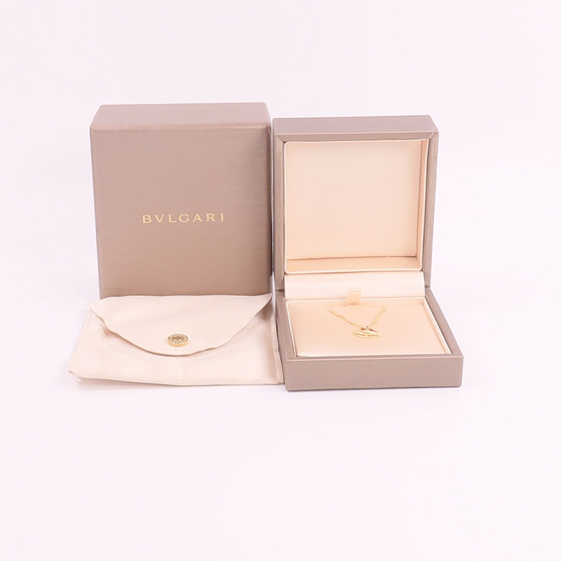 BVLGARI 18K玫瑰金Divas Dream鑽石項鍊-8