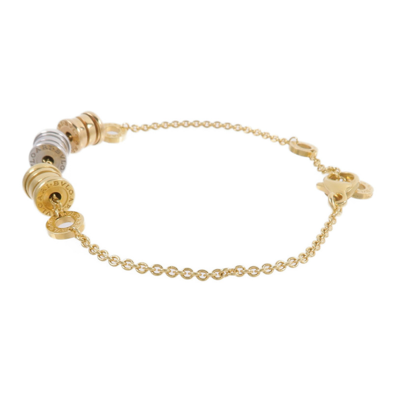 BVLGARI 18K玫瑰金/黃金/白金B zero 1 Three Element手鏈-1