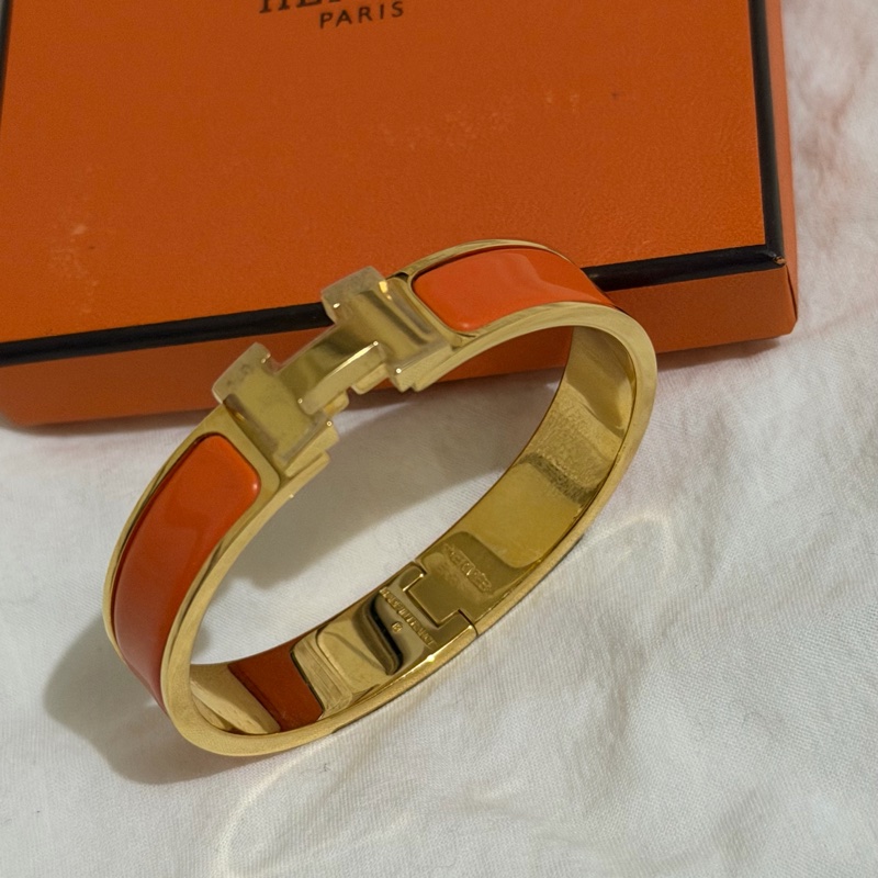 Hermes Clic H琺瑯手環-1