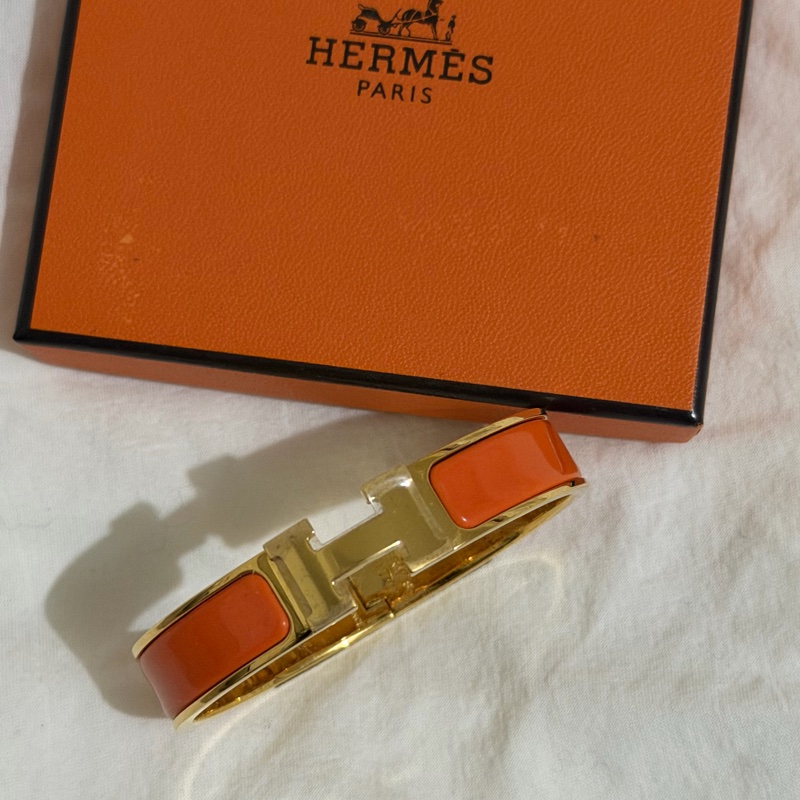 Hermes Clic H琺瑯手環-2