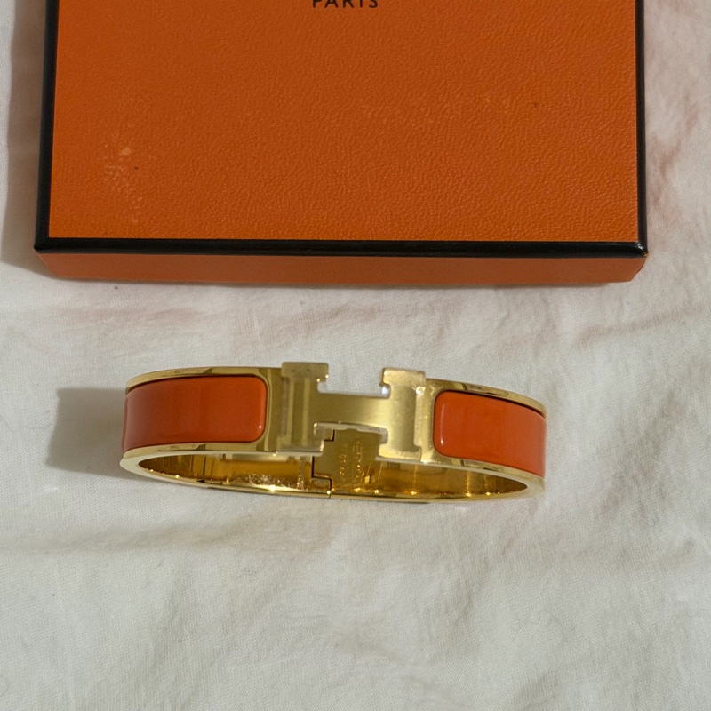 Hermes Clic H琺瑯手環-4