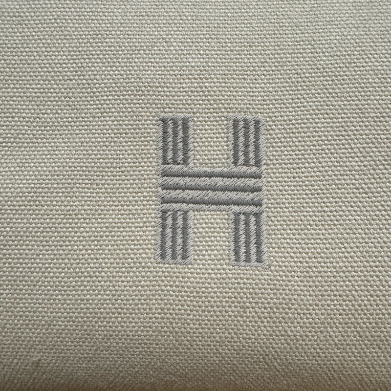 hermes便當袋米灰色二手-4