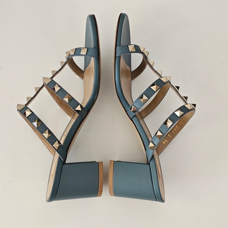 Valentino 卯釘粗根涼鞋 36碼-6