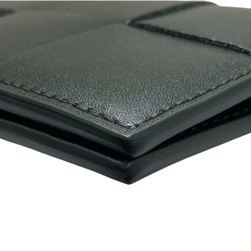 BOTTEGA VENETA 寶緹嘉 651396 CASSETTE BUSINESS CARD CASE 編織卡片夾 小羊皮 墨綠色-11