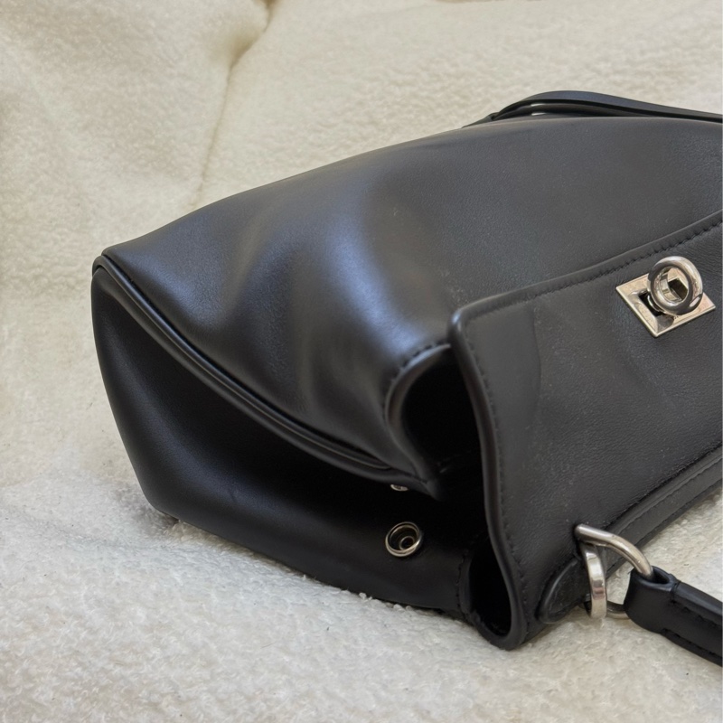 BALENCIAGA RODEO MINI 黑銀-4