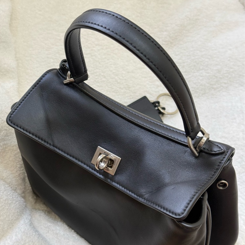 BALENCIAGA RODEO MINI 黑銀-11