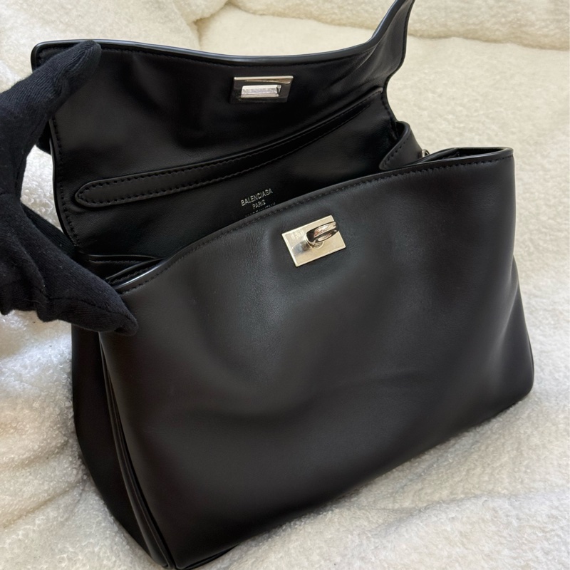 BALENCIAGA RODEO MINI 黑銀-12