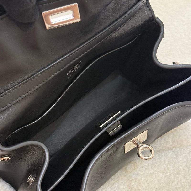 BALENCIAGA RODEO MINI 黑銀-14