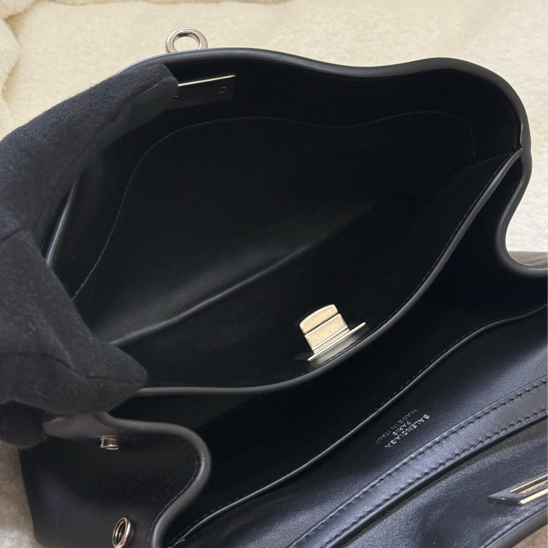 BALENCIAGA RODEO MINI 黑銀-16
