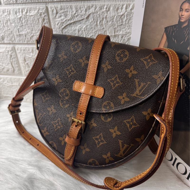 Louis Vuitton 老花中古. MM(中款)盾牌包-1