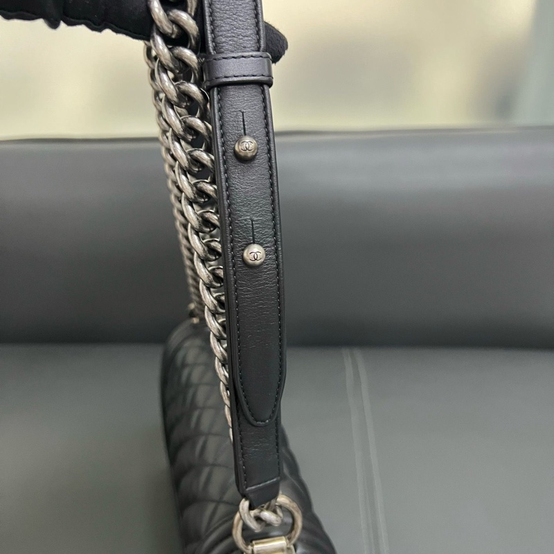 Chanel Leboy medium 牛皮中號-9