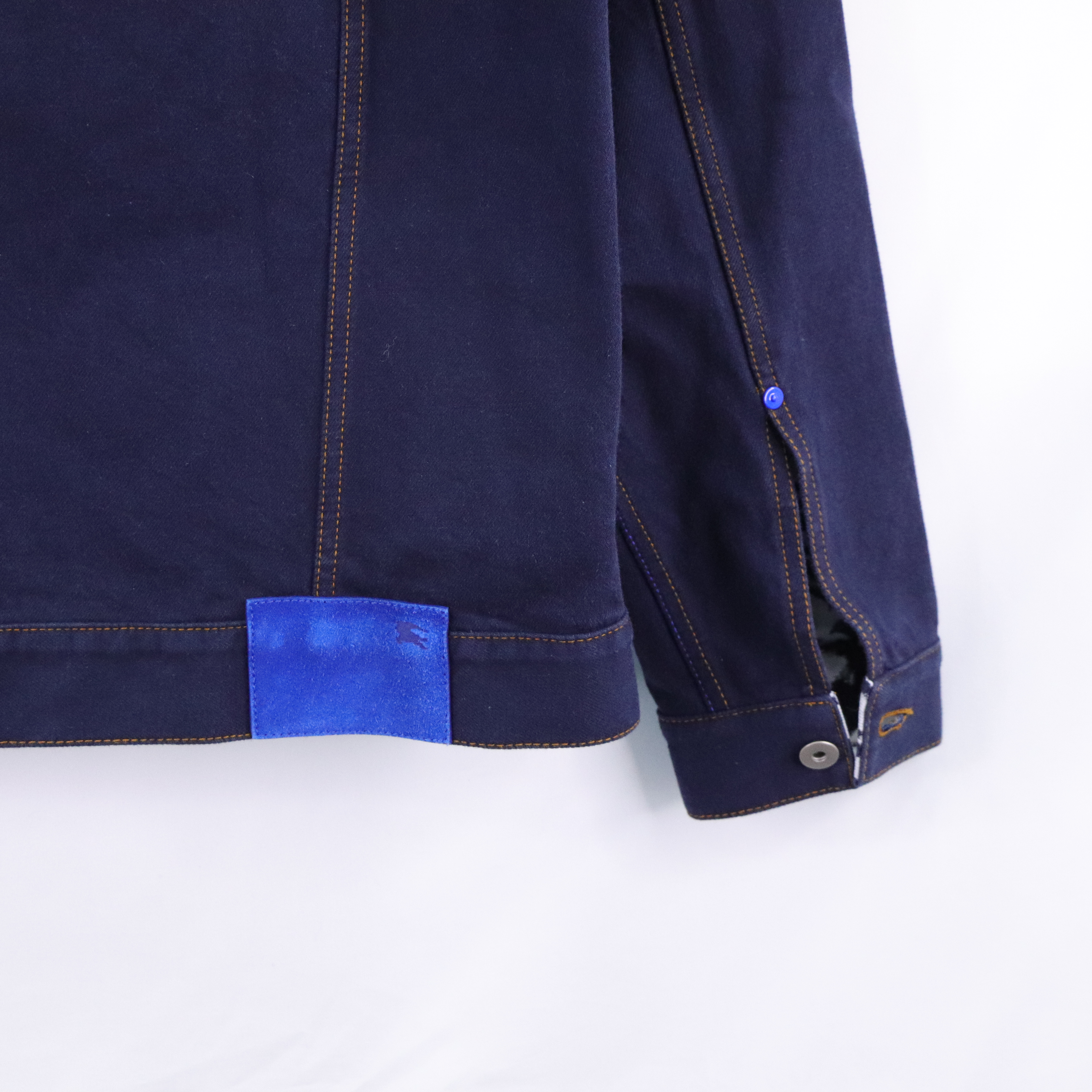Burberry 博柏利 印花袖口 單寧 牛仔外套 48 8080770-6