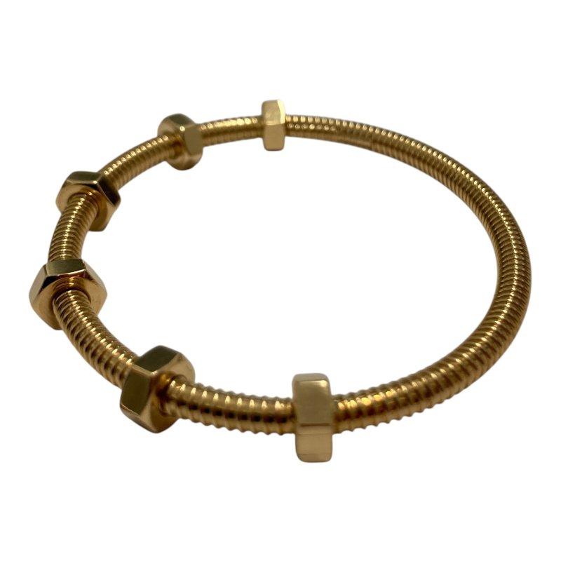 CARTIER 卡地亞 ÉCROU DE CARTIER 手鐲 K18 Au750 YG  SIZE:#16-1