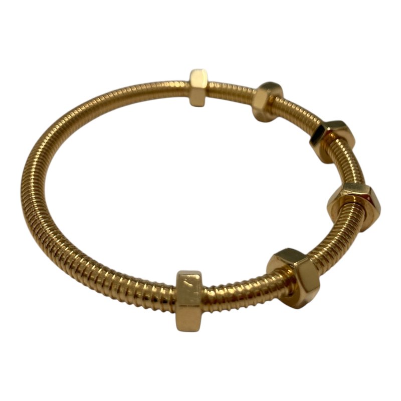 CARTIER 卡地亞 ÉCROU DE CARTIER 手鐲 K18 Au750 YG  SIZE:#16-2