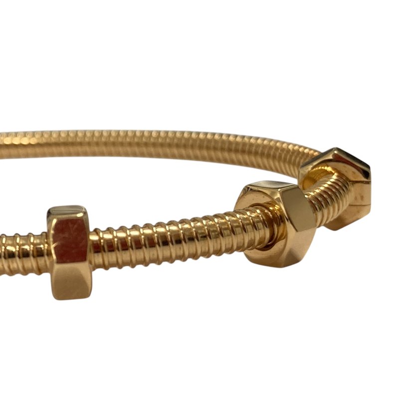 CARTIER 卡地亞 ÉCROU DE CARTIER 手鐲 K18 Au750 YG  SIZE:#16-6