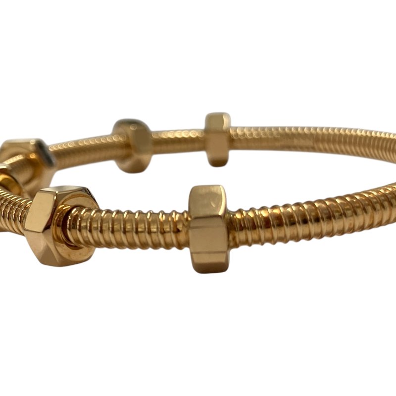CARTIER 卡地亞 ÉCROU DE CARTIER 手鐲 K18 Au750 YG  SIZE:#16-8