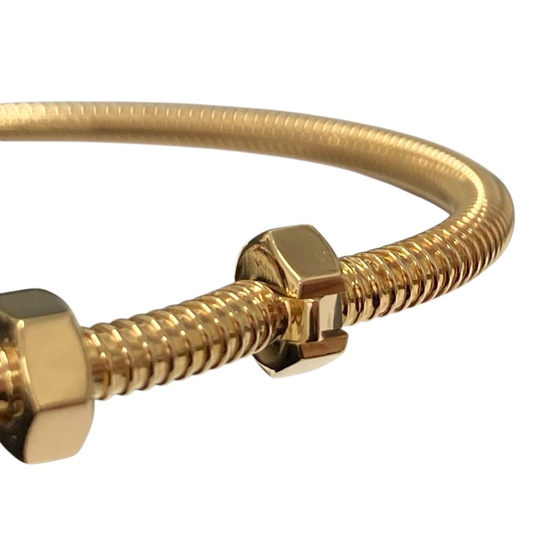CARTIER 卡地亞 ÉCROU DE CARTIER 手鐲 K18 Au750 YG  SIZE:#16-12