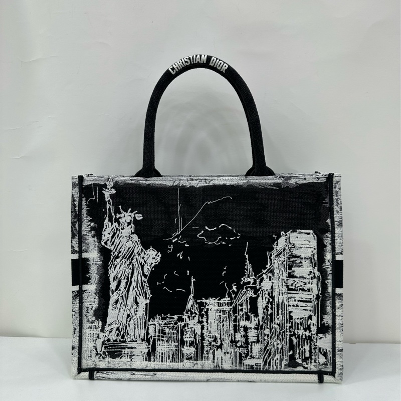 Dior 迪奧 中號 tote包 自由女神 24年-2