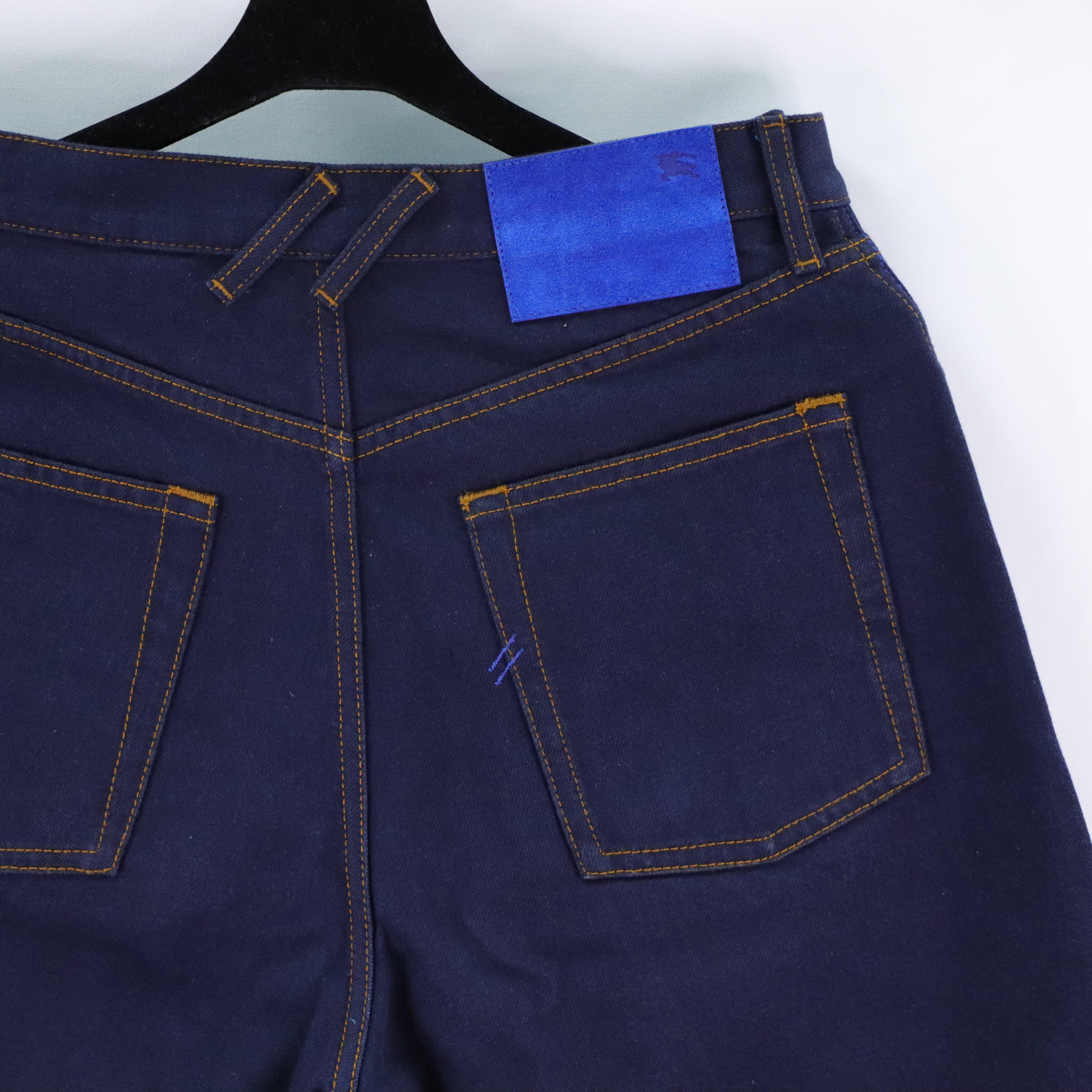 Burberry 博柏利 印花袖口 單寧 彎刀褲 牛仔褲 48 8080770-4