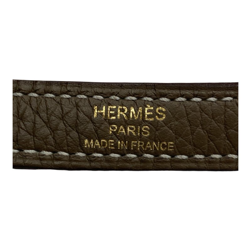HERMES 愛馬仕 Bolide 31 手提包 大象灰 牛皮 金釦-17