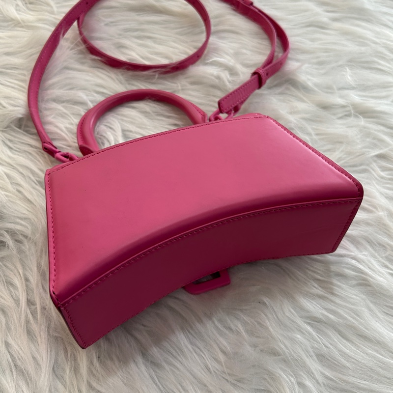 Balenciaga 桃紅粉 沙漏包 小號-3