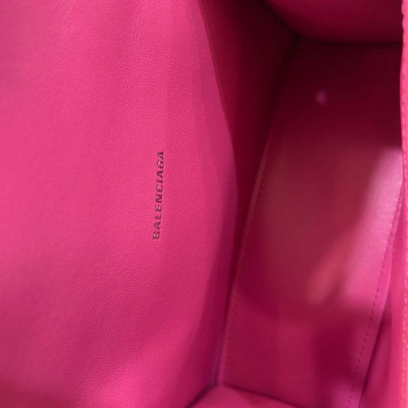 Balenciaga 桃紅粉 沙漏包 小號-6