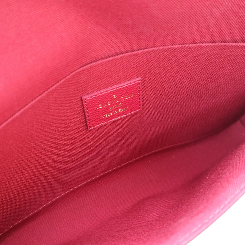 棕色 原花 帆布 3合1 牛皮 Pochette Felicie 肩背包【LOUIS VUITTON LV 路易威登】 M81896-2