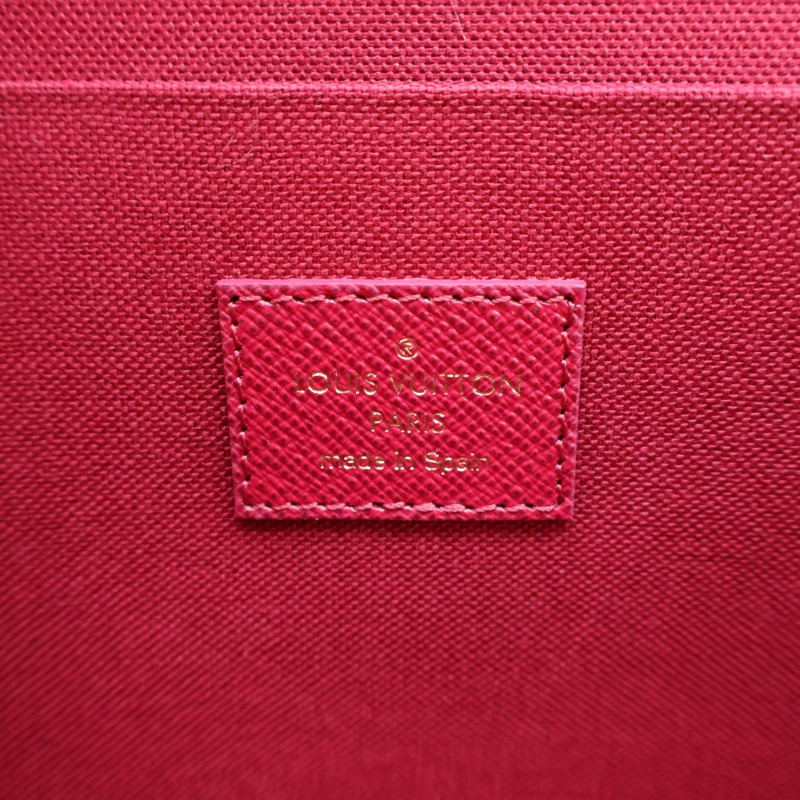 棕色 原花 帆布 3合1 牛皮 Pochette Felicie 肩背包【LOUIS VUITTON LV 路易威登】 M81896-5