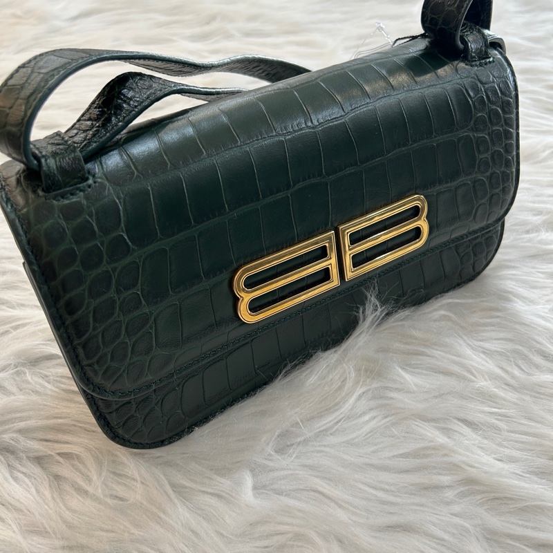 Balenciaga gossip墨綠色 兩用 肩背包 手提包-3