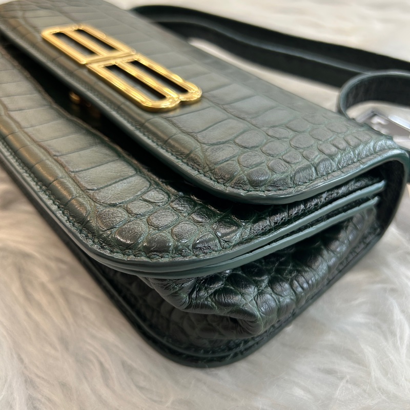 Balenciaga gossip墨綠色 兩用 肩背包 手提包-5